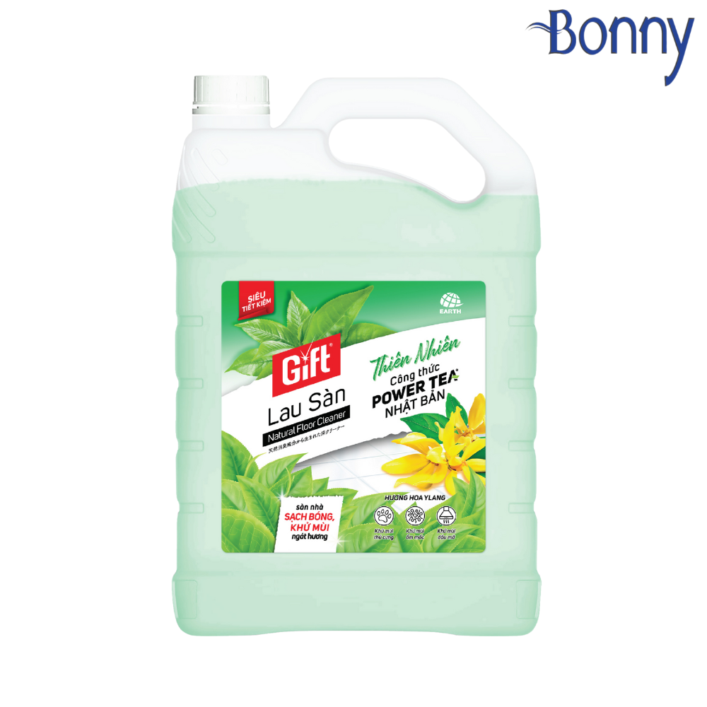 Nước lau sàn Gift đậm đặc can 3.8L
