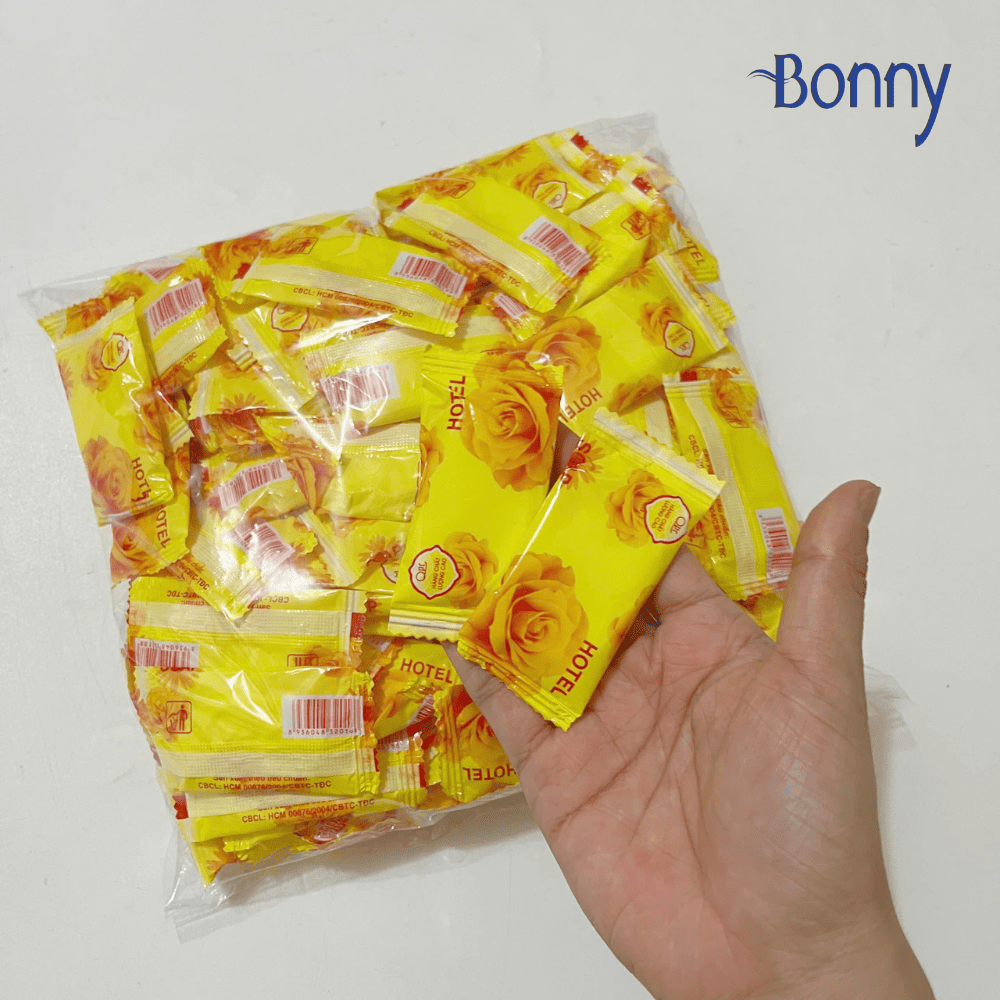 Bịch 50 Xà bông hoa vàng 8g