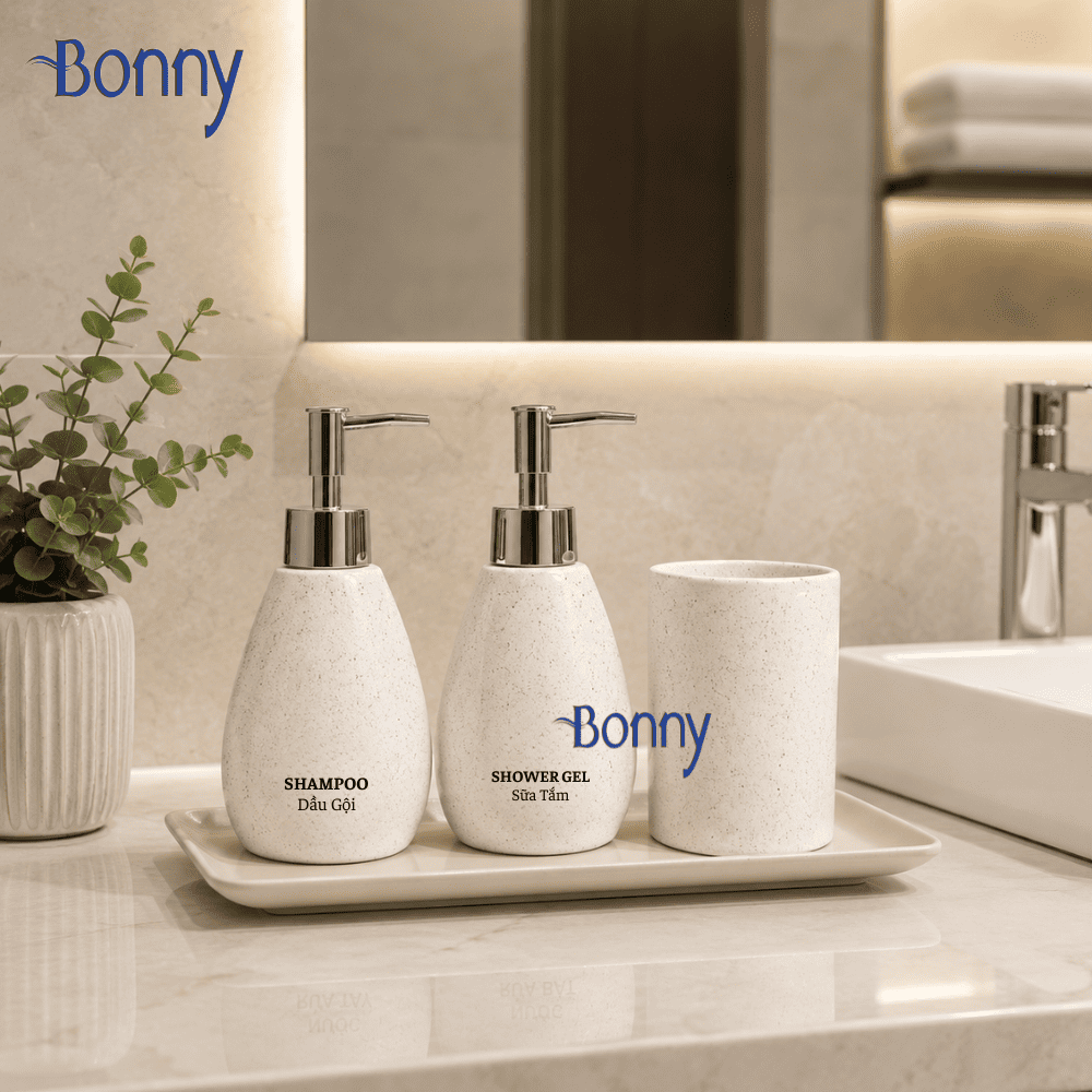 Bình dáng xoài cát trắng 200ml