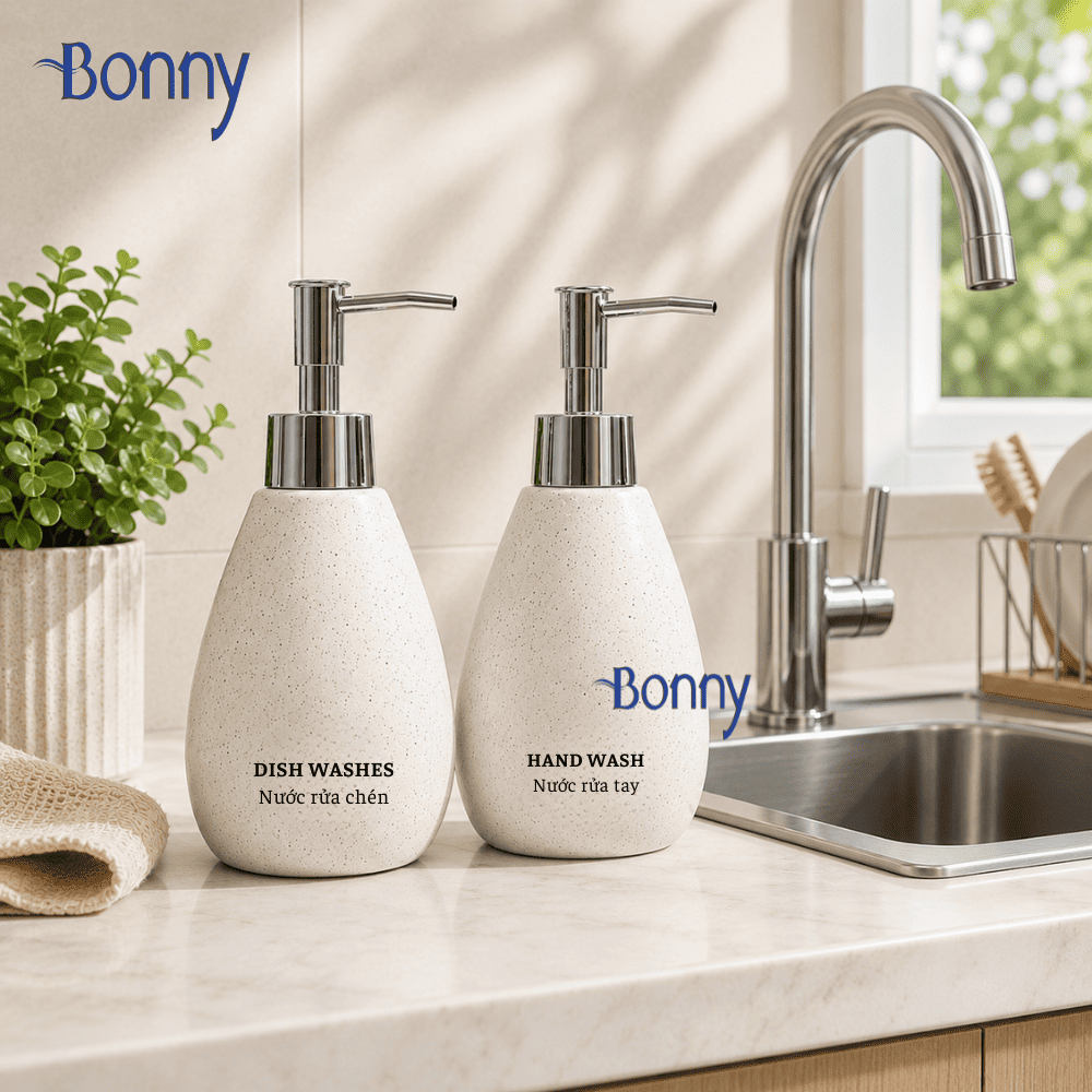 Bình dáng xoài cát trắng 200ml