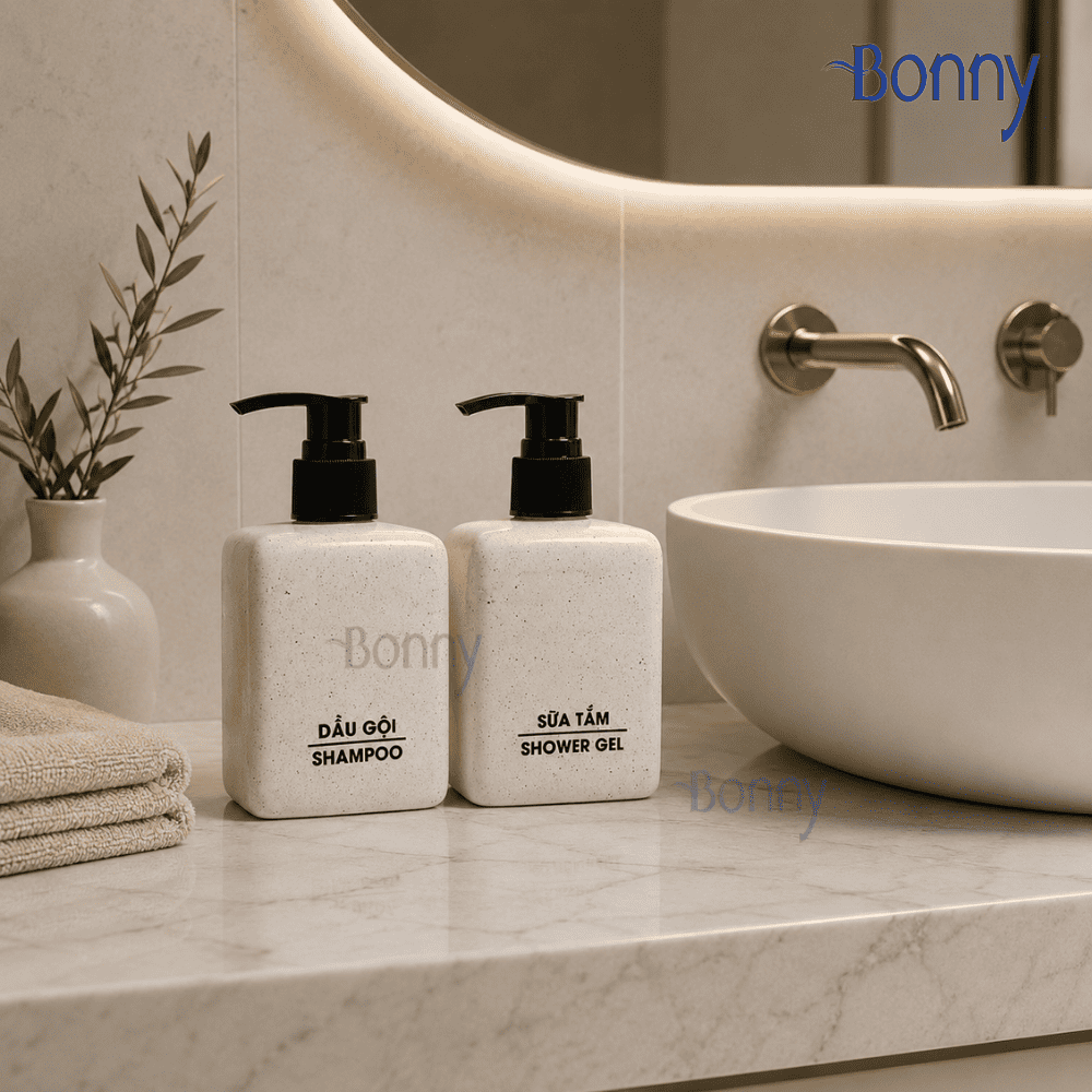 Bình dáng chữ nhật cát trắng 200ml