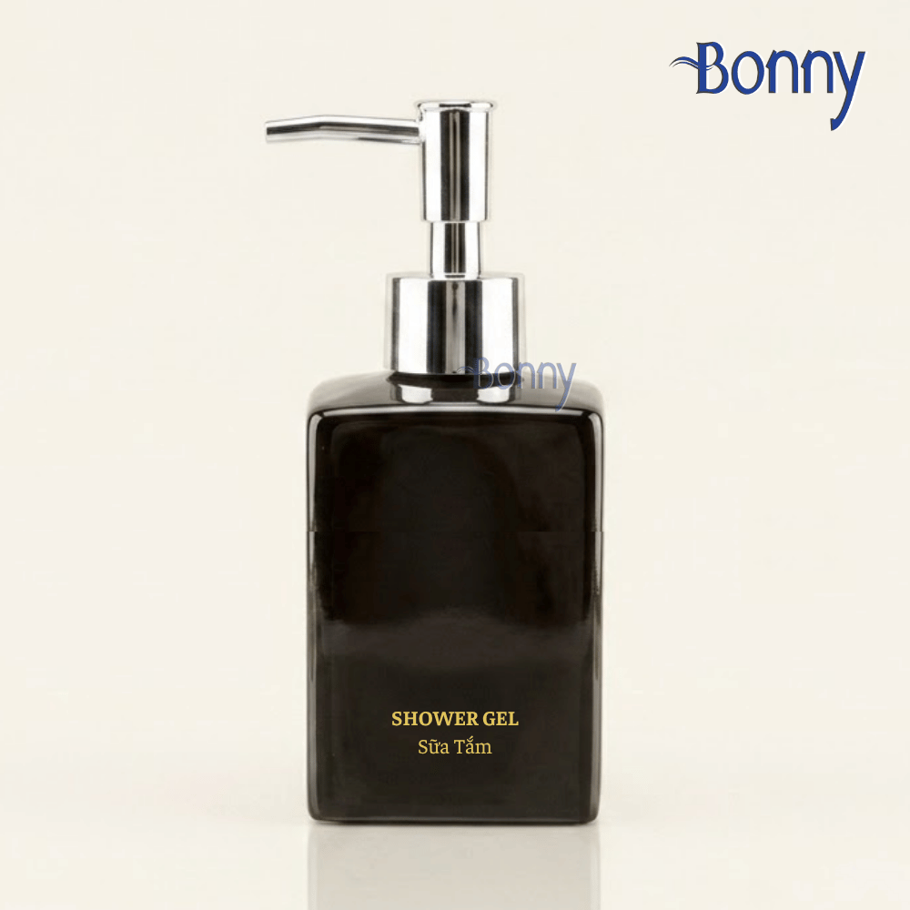 Bình dáng vuông đen 300ml