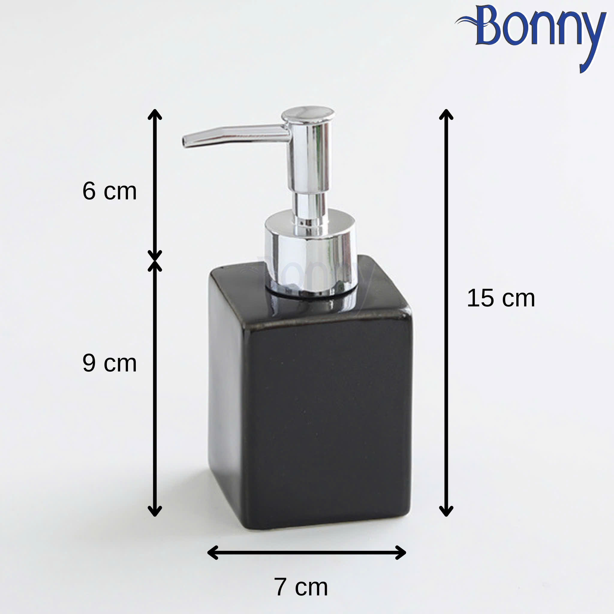 Bình dáng vuông đen 300ml