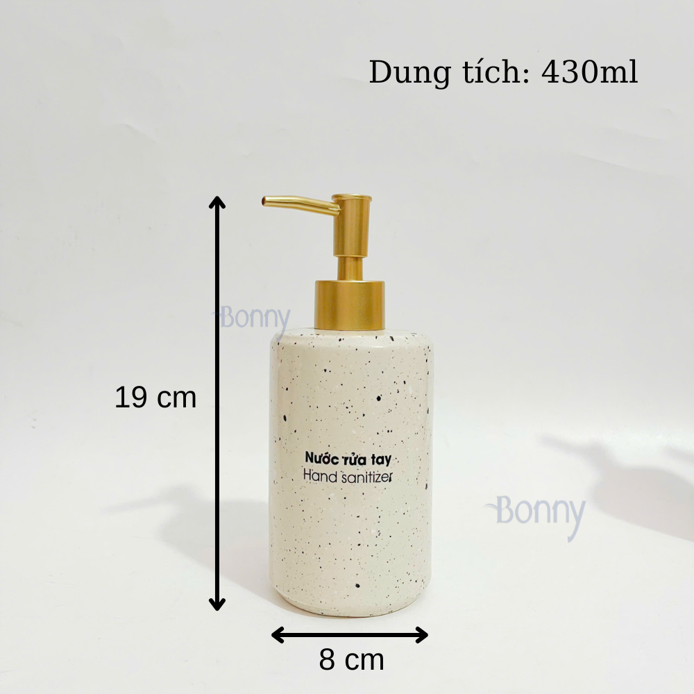 Bình trụ tròn men trứng trắng TT02-KEM 430ml