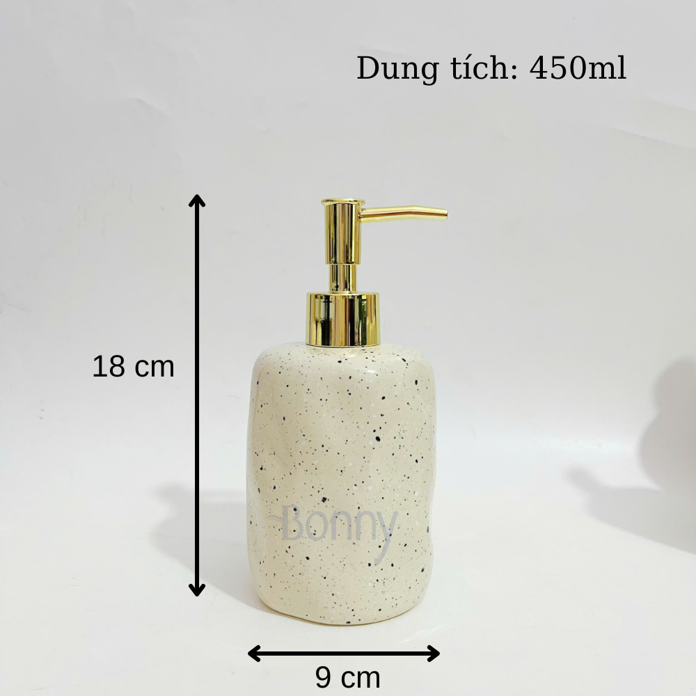 Bình trụ tròn béo men trứng kem TT03-KEM 420ml