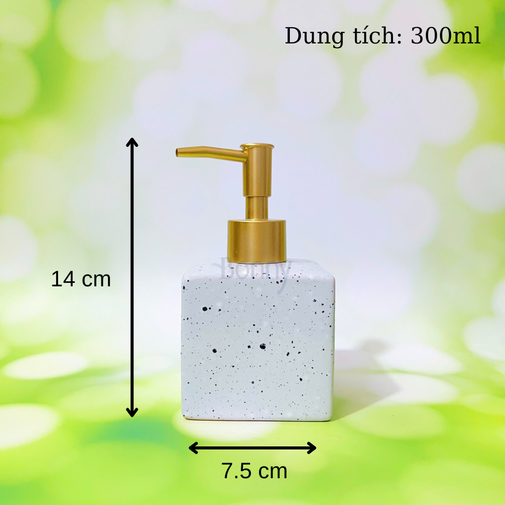 Bình vuông trắng TT15-TRANG 300ml