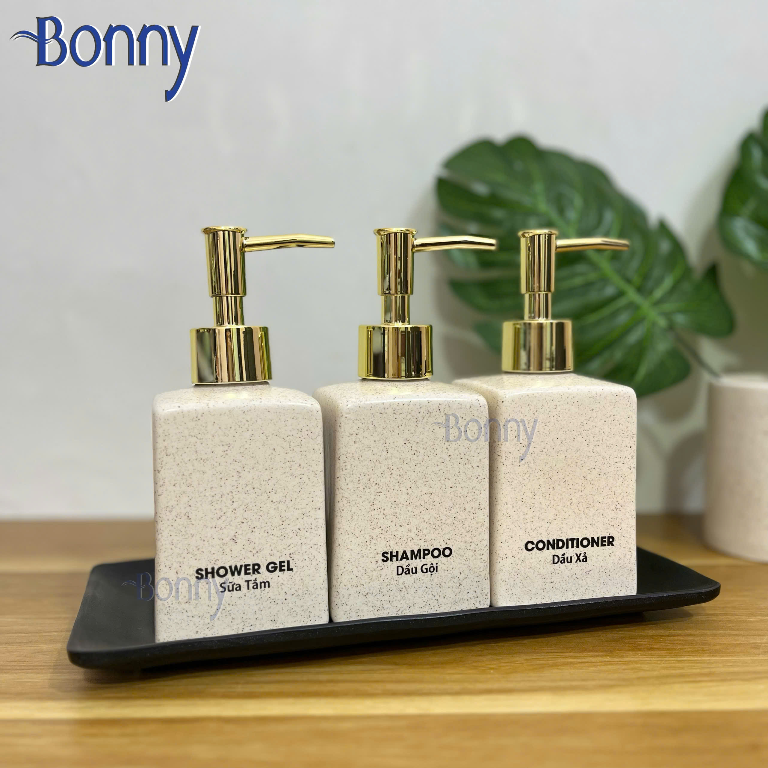 Bình dáng vuông cát trắng 300ml