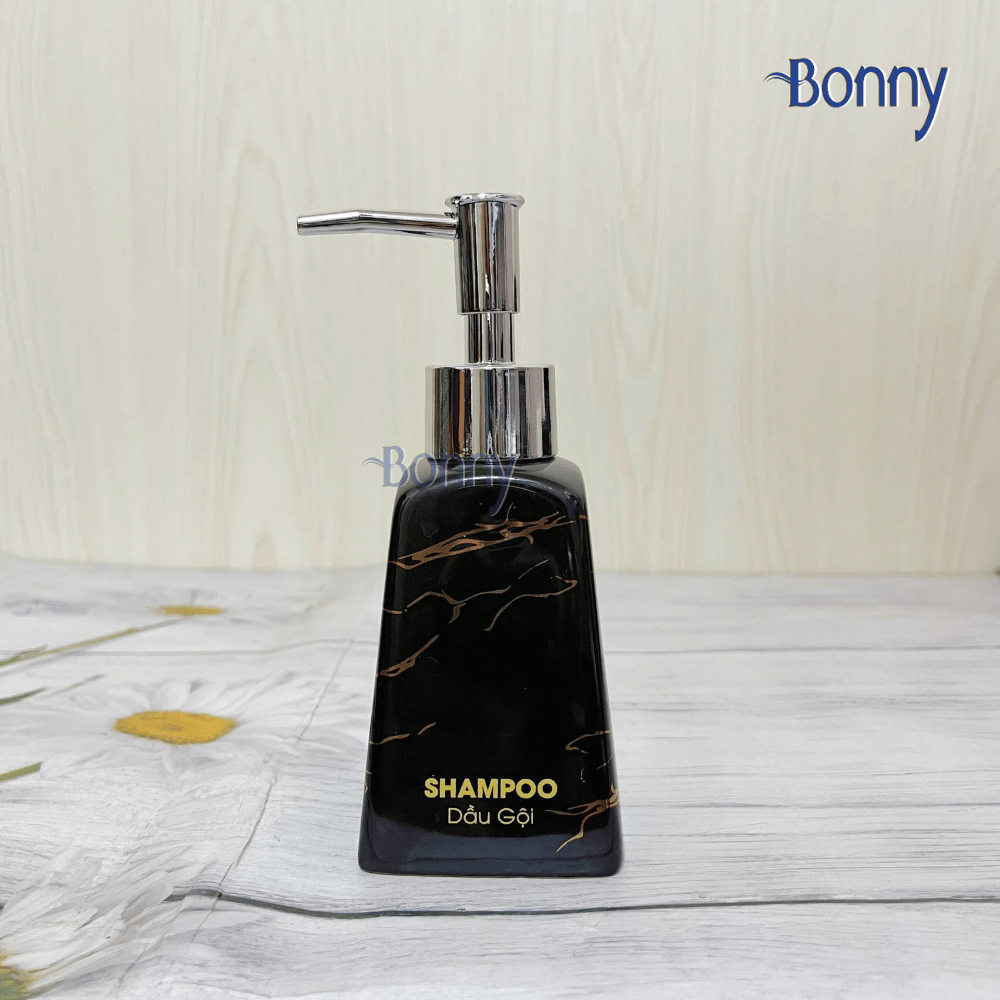 Bình dáng thang đen vân vàng kim 200ml