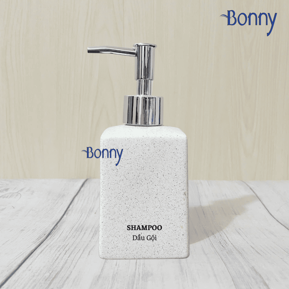 Bình dáng vuông cát trắng 300ml