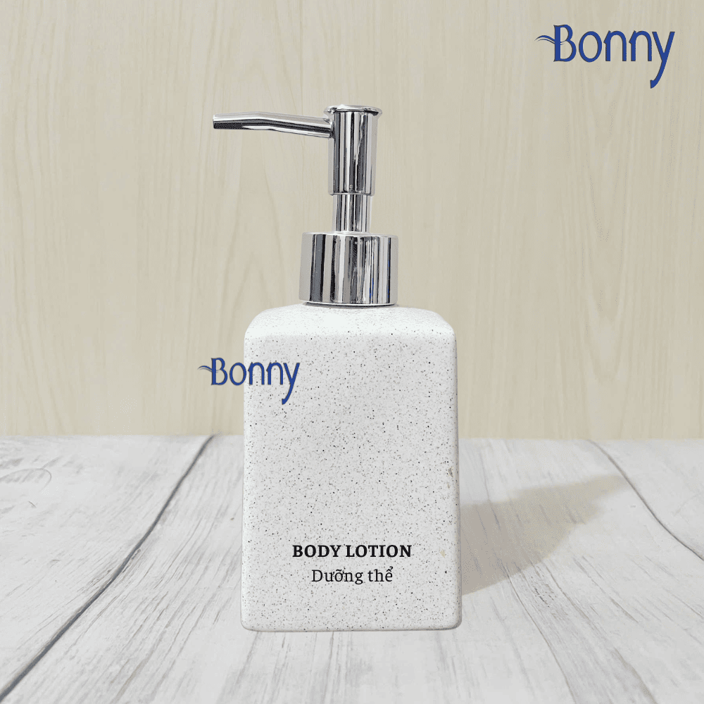 Bình dáng vuông cát trắng 300ml