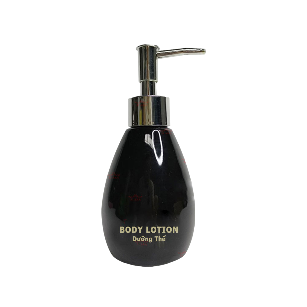 Bình dáng xoài đen 200ml