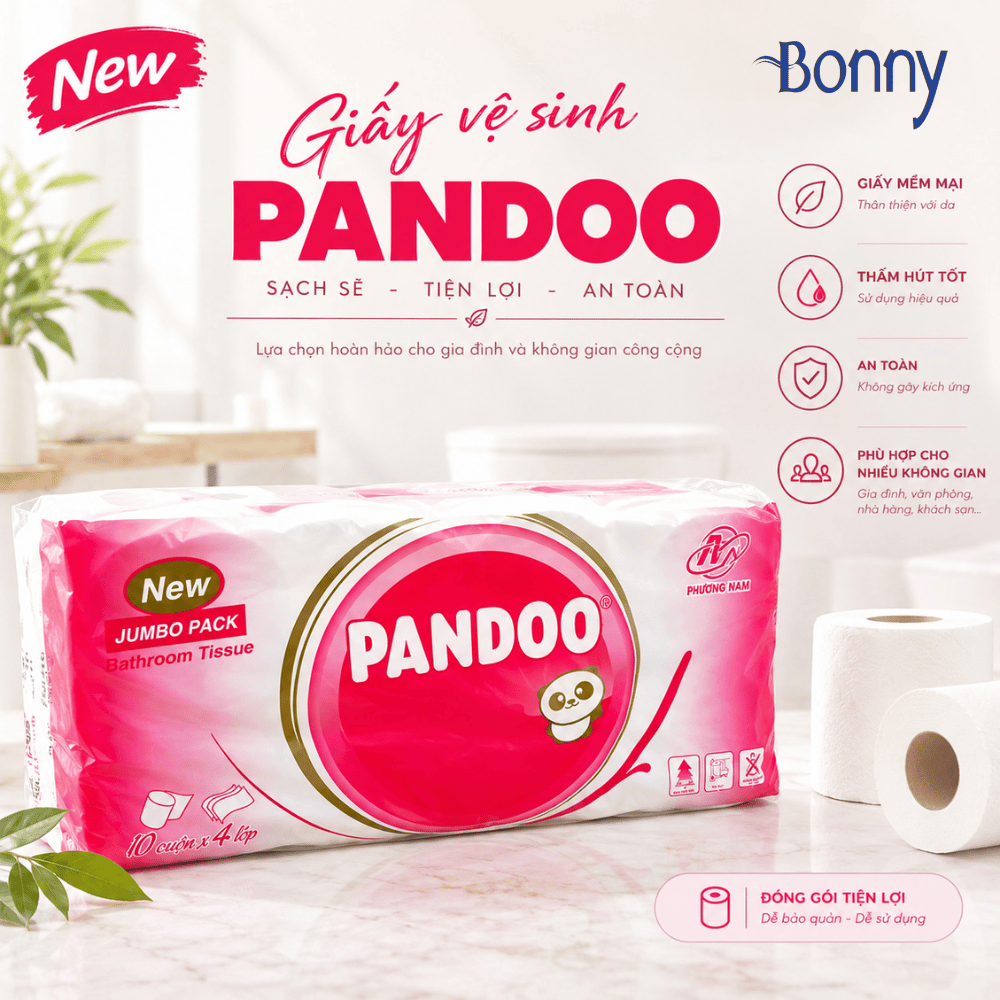 Giấy vệ sinh Pandoo