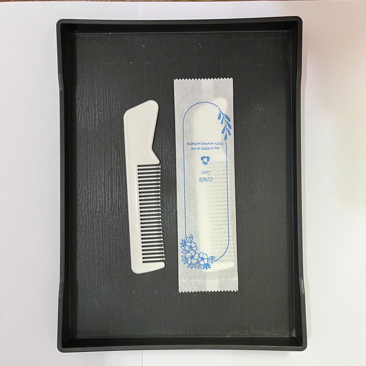 Bộ đồ dùng khách sạn Amenities túi vải không dệt ruột nhựa bịch 100c