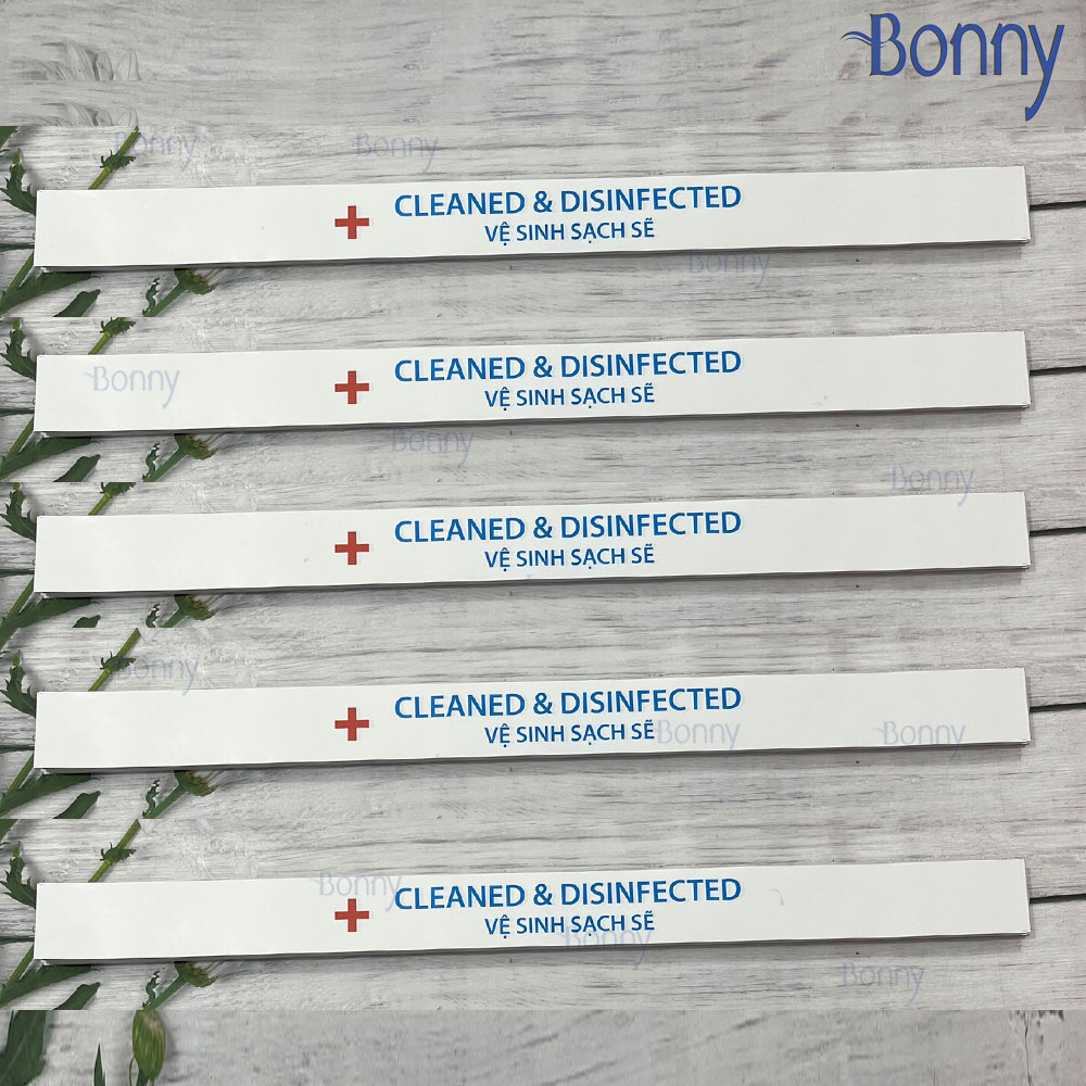 100 Niêm phong, giấy niêm phong bồn cầu, tem dán niêm phong vệ sinh sạch sẽ, 100 chiếc niêm phong bồn cầu