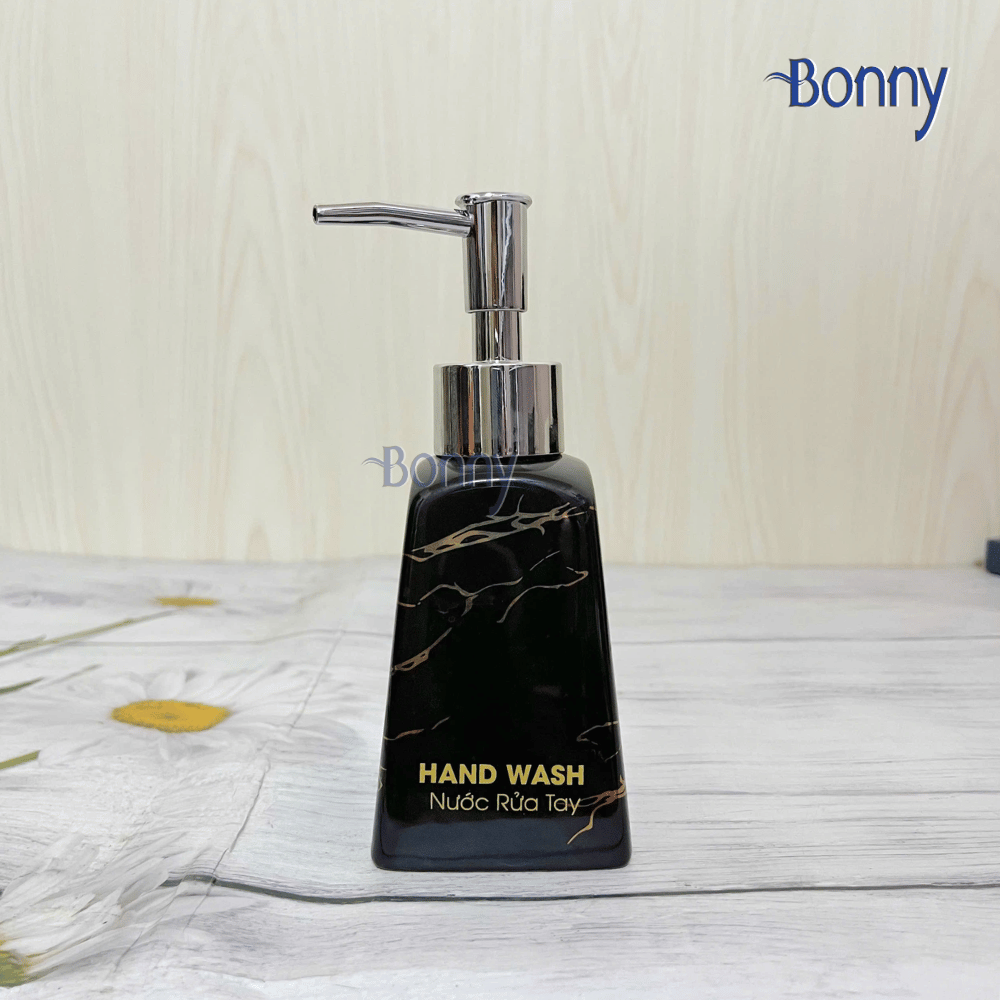Bình dáng thang đen vân vàng kim 200ml