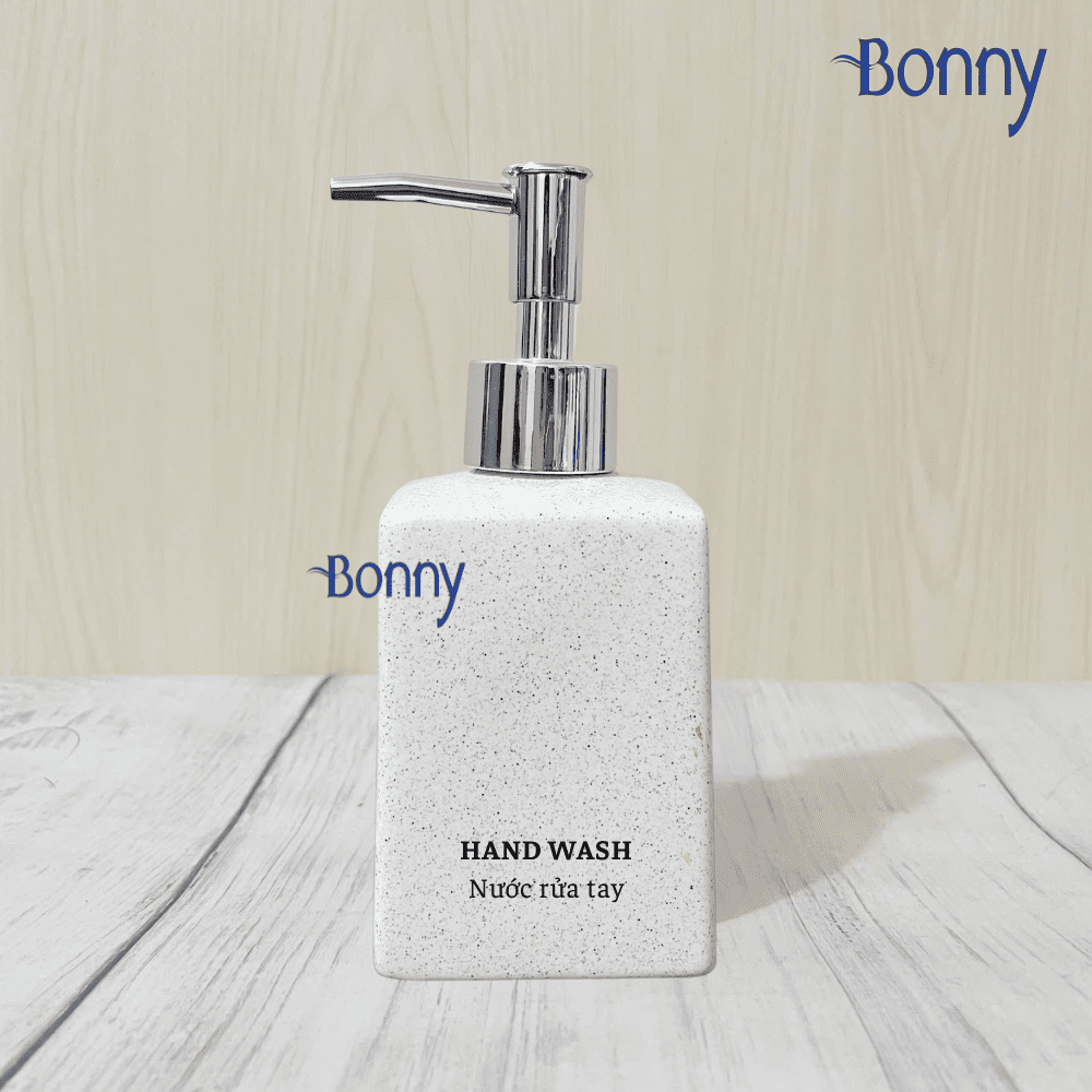 Bình dáng vuông cát trắng 300ml