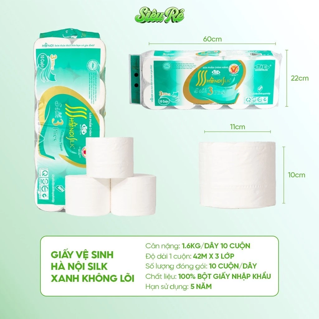Giấy vệ sinh Hà Nội Silk