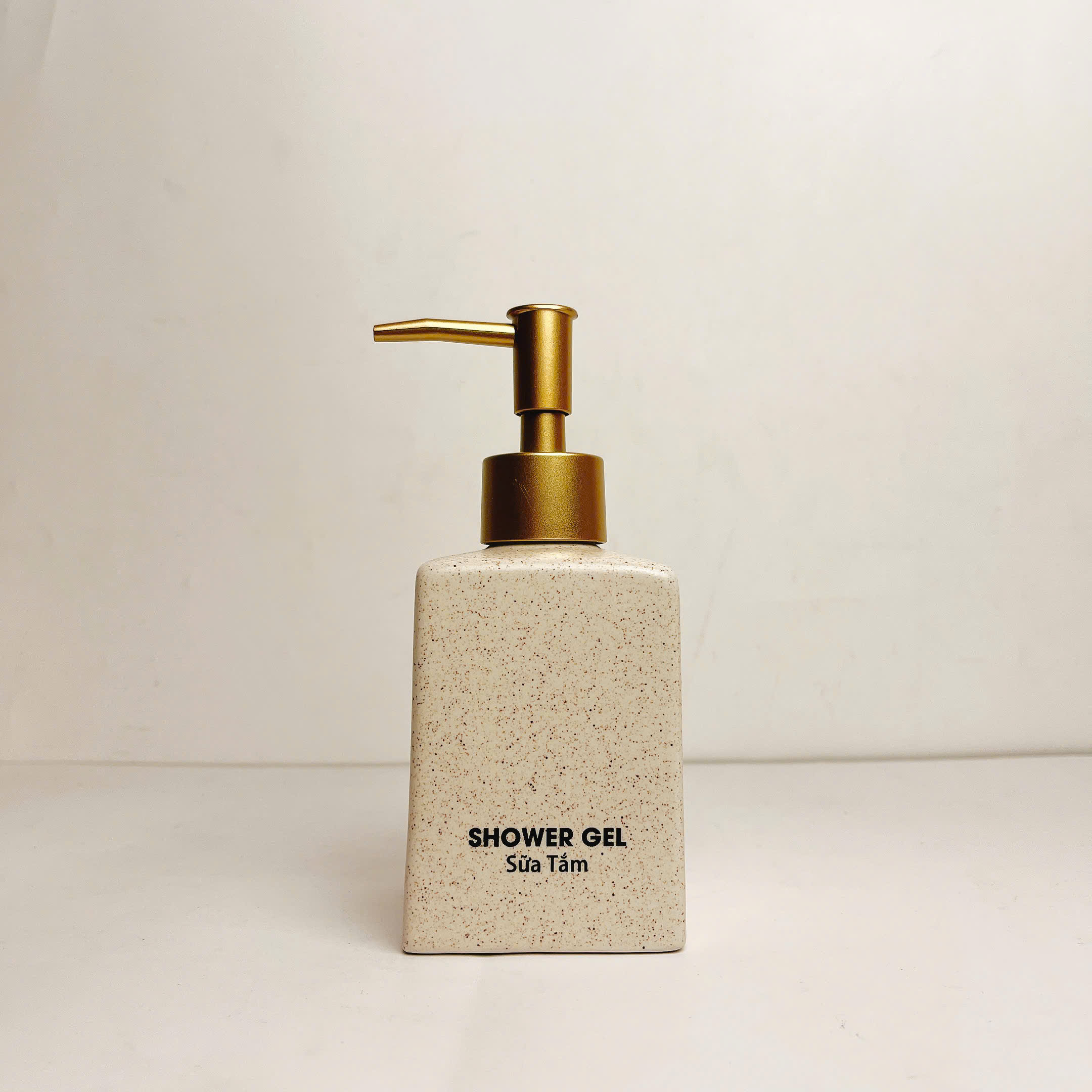 Bình dáng vuông cát trắng 300ml