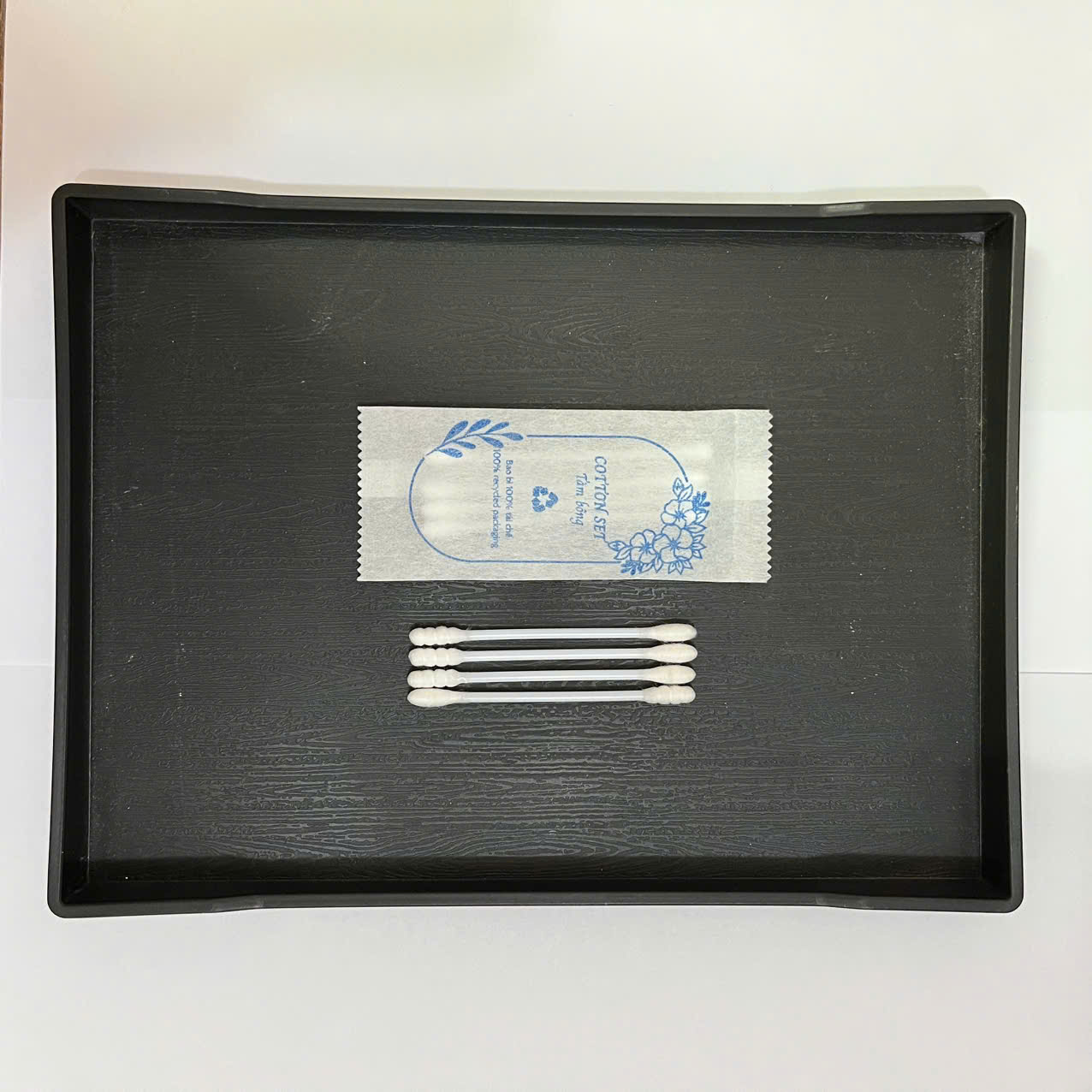 Bộ đồ dùng khách sạn Amenities túi vải không dệt ruột nhựa bịch 100c