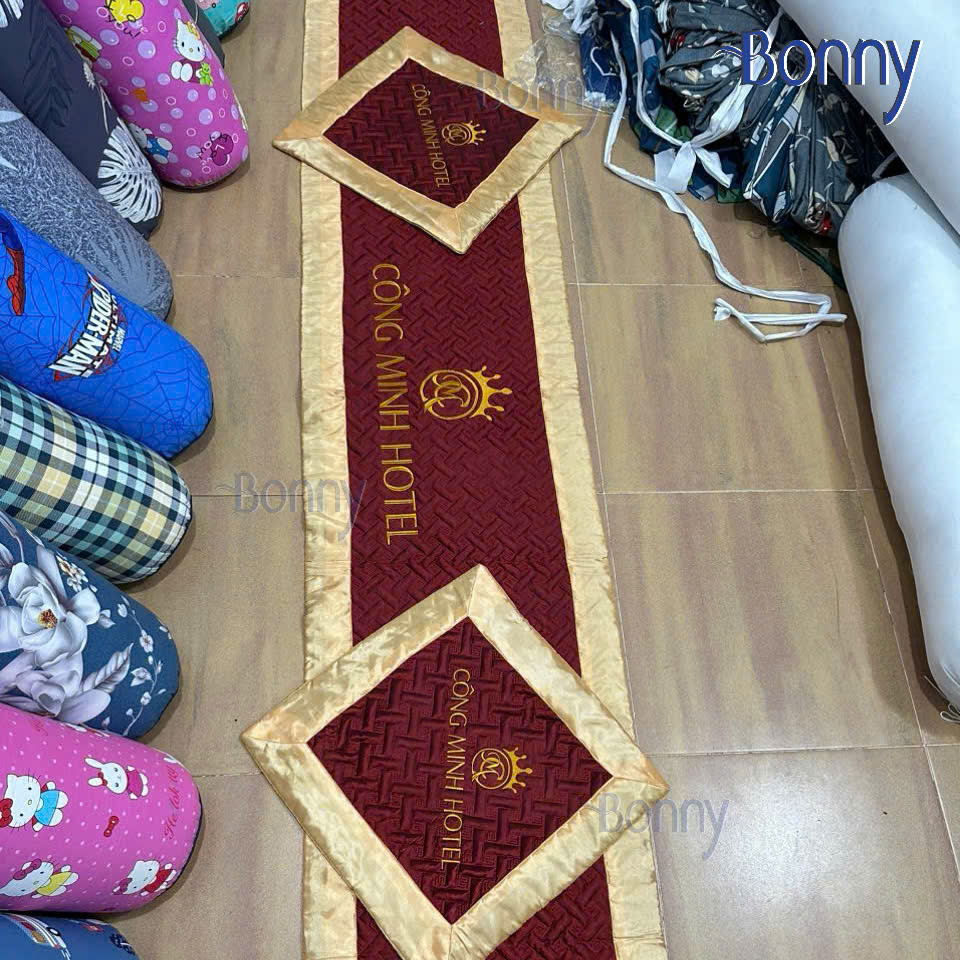Tấm trải giường, vỏ gối trang trí giường - Đỏ