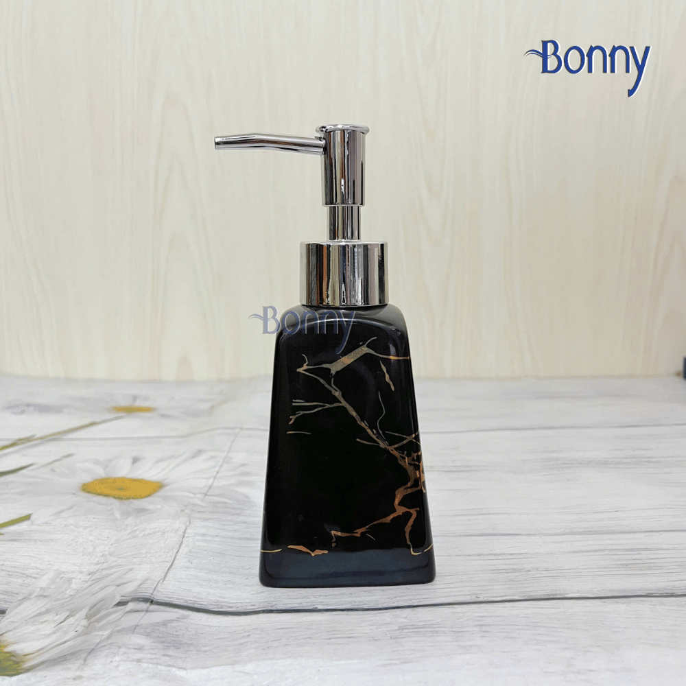 Bình dáng thang đen vân vàng kim 200ml