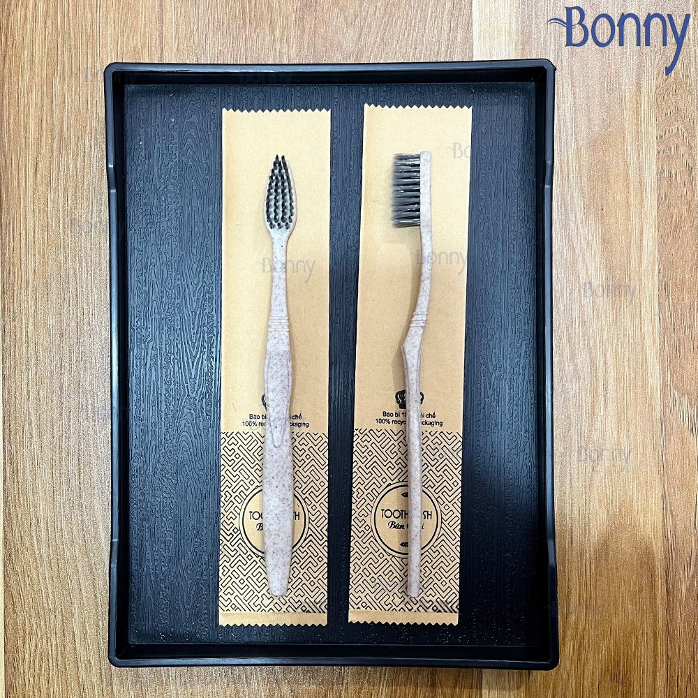 Bộ đồ dùng khách sạn Amelities túi giấy Kraft ruột thân thiện bịch 100c