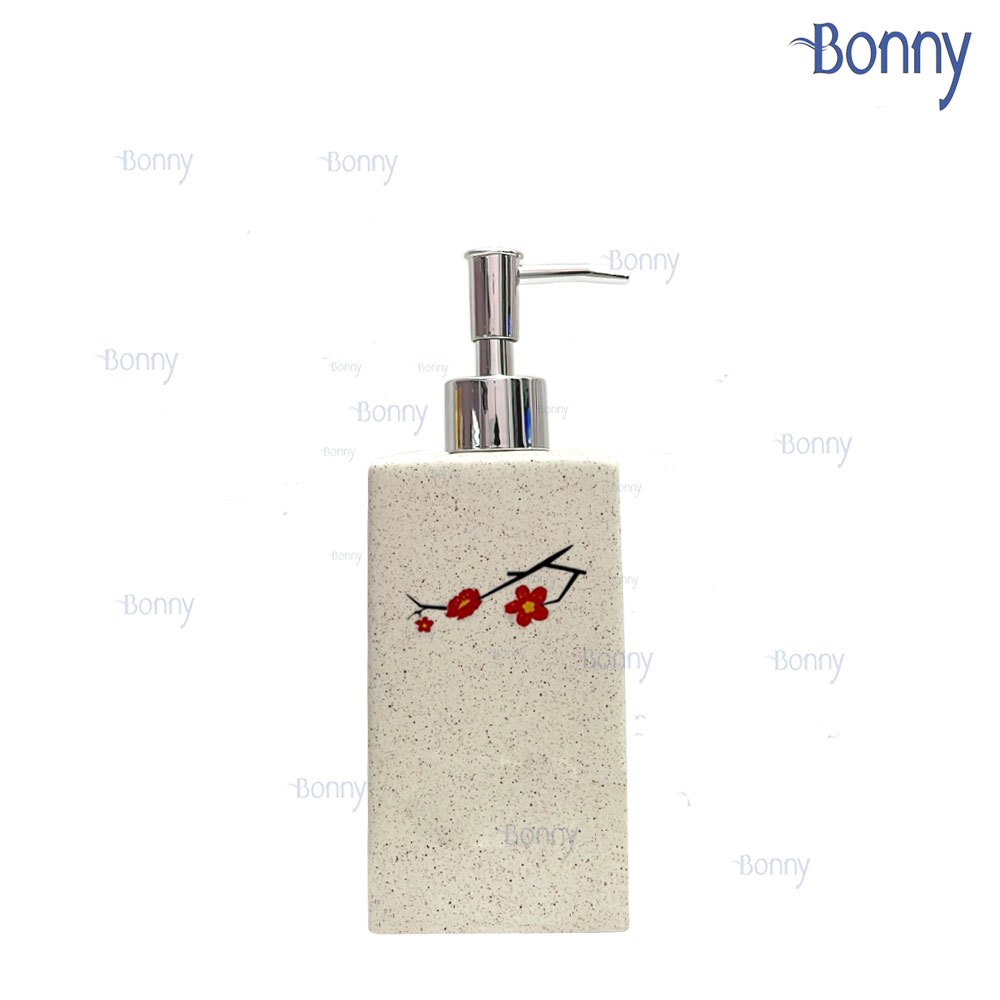 Bình dáng vuông hoa đào size đại 500ml