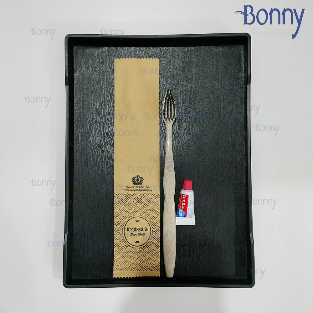 Bộ đồ dùng khách sạn Amelities túi giấy Kraft ruột thân thiện bịch 100c