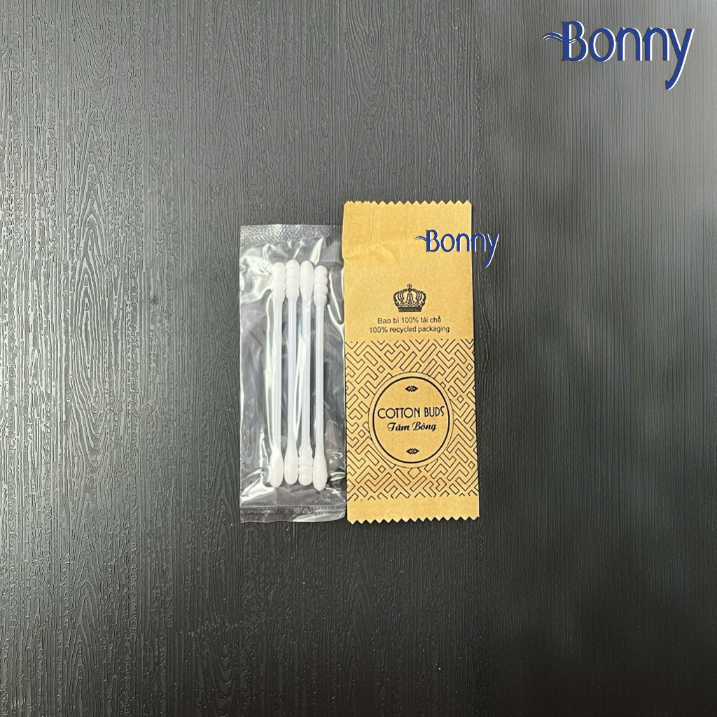Bộ đồ dùng khách sạn Amelities túi giấy Kraft ruột nhựa bịch 100c