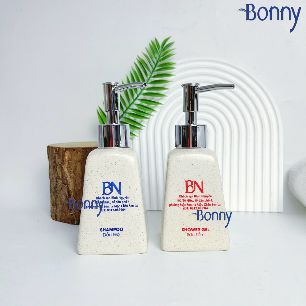 Bình dáng thang cát trắng 200ml