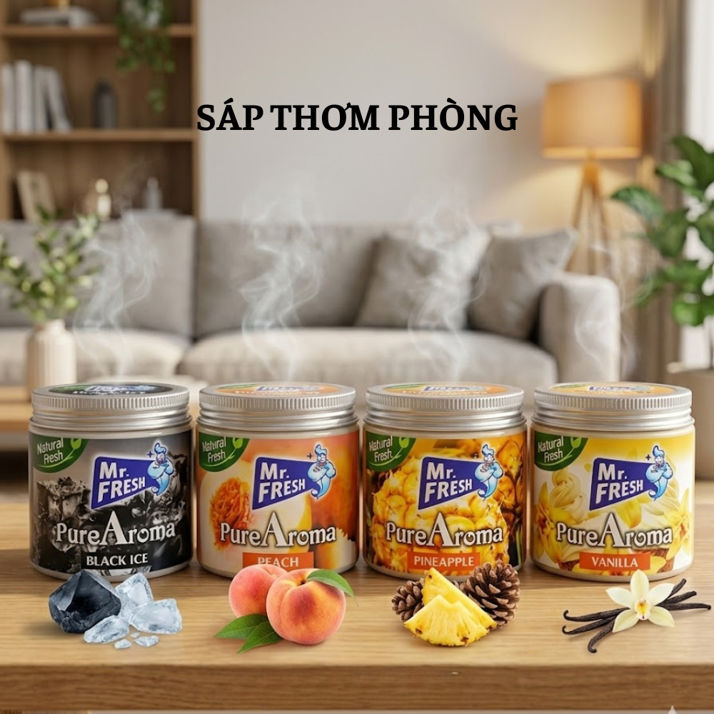 Sáp thơm Pure Aroma Mr Fresh 230g