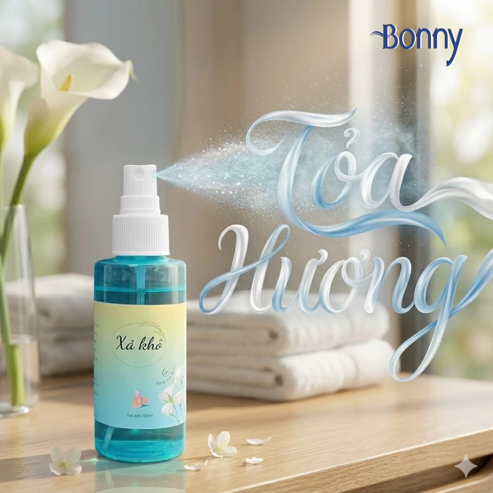 Xả khô xịt phòng chai 100ml