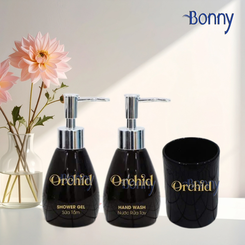 Bình dáng xoài đen 200ml