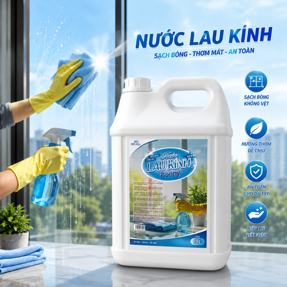 Can Nước lau kính Bonny