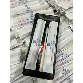 Bộ đồ dùng khách sạn Amelities túi comfort trắng ruột thân thiện bịch 100c