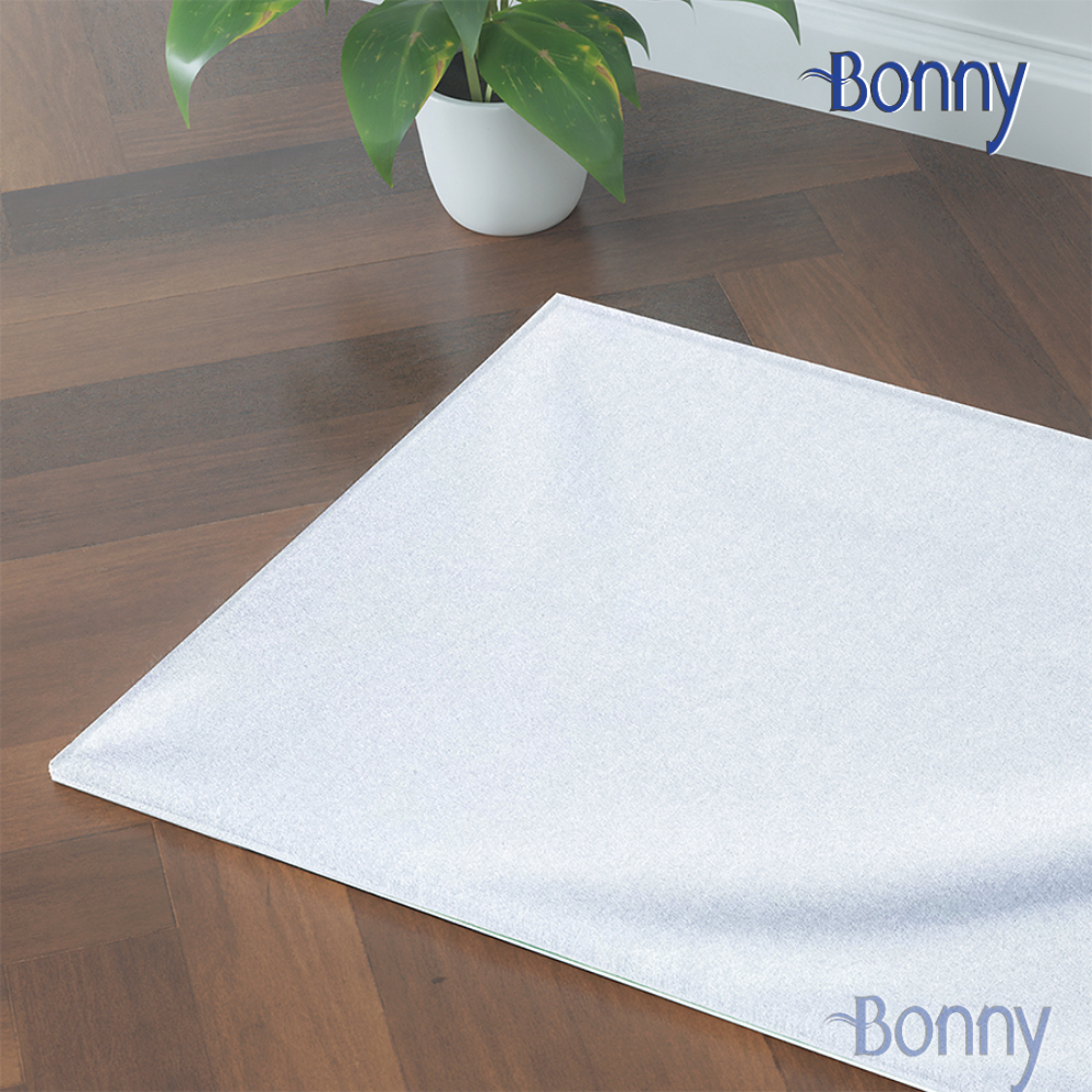 Thảm chân 100% cotton siêu thấm hút 45x65cm - Trắng