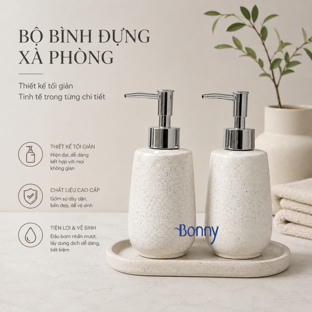 Bình dáng vuông vát cát trắng 320ml