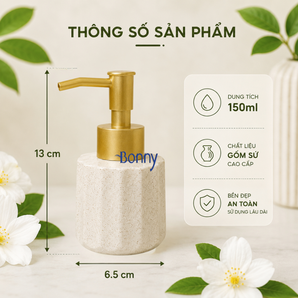 Bình trụ hoa TT21-CATTRANG 150ml
