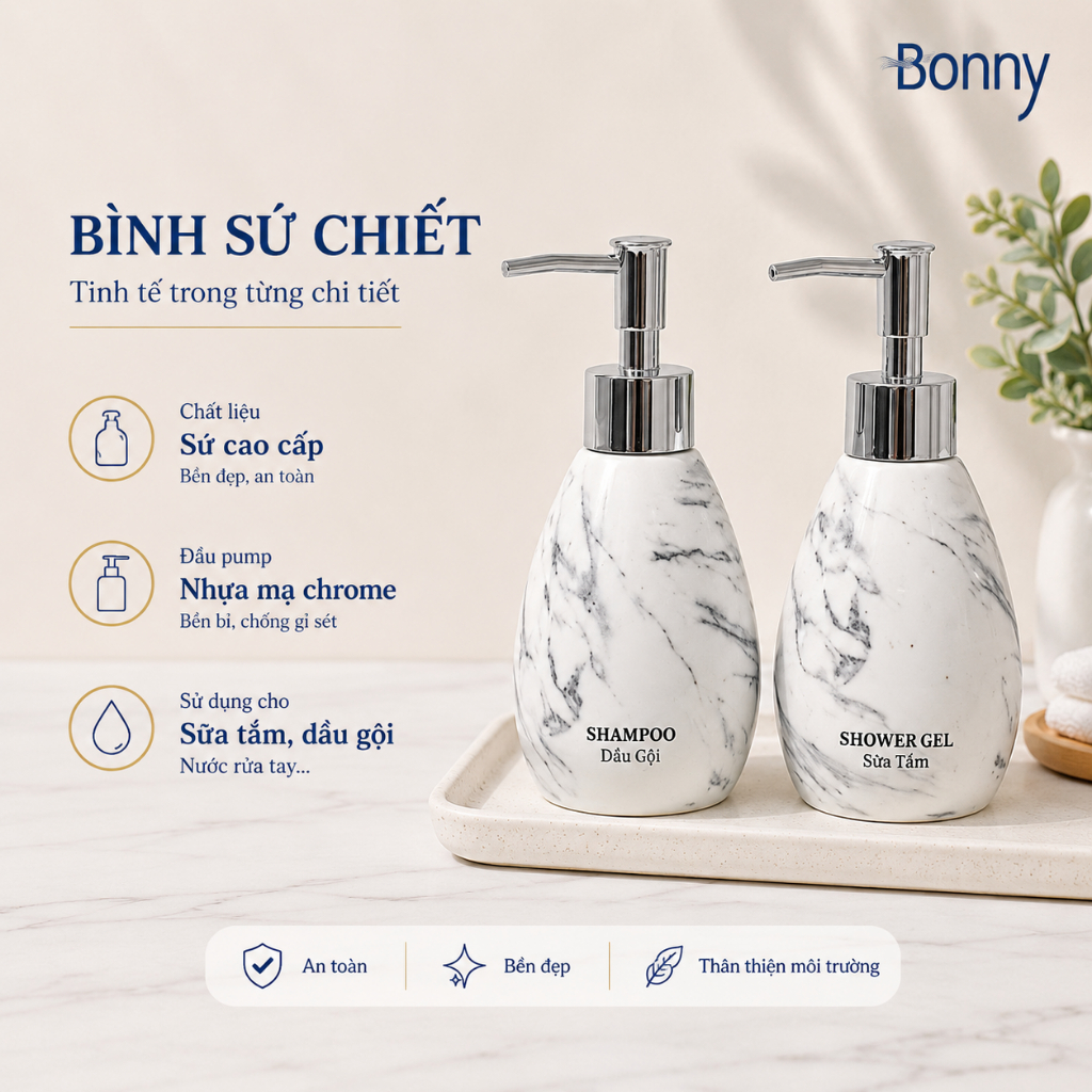 Bình dáng xoài vân đá 200ml