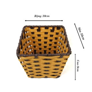 Combo 5 Giỏ mây vuông