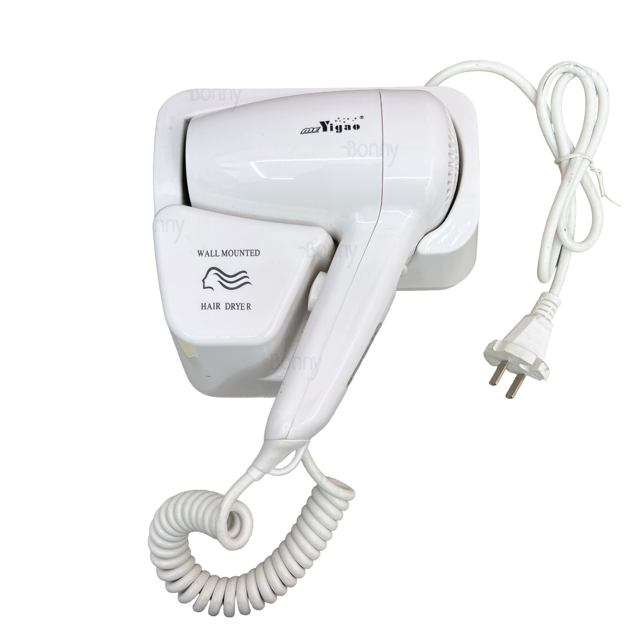 Máy sấy tóc treo tường Yigao 1000W [Tặng kèm miếng dán không cần khoan tường]