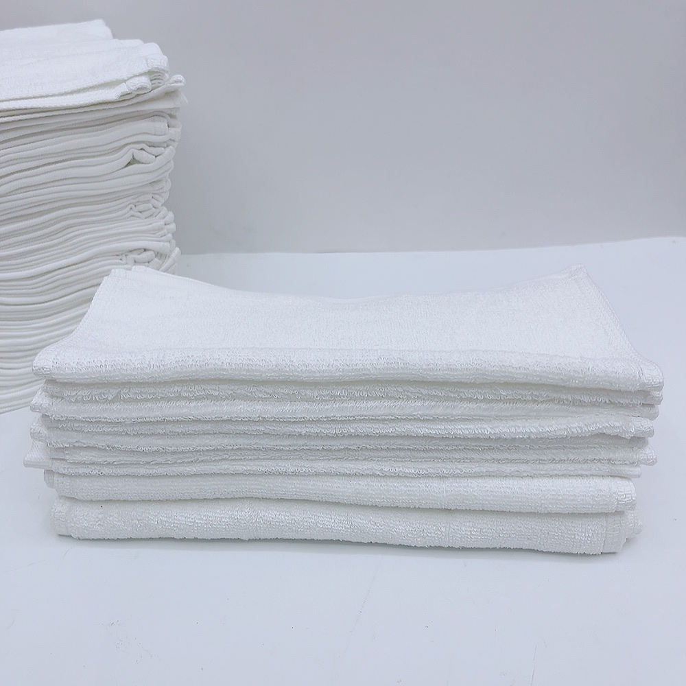 Khăn mặt trắng vuông Cotton sợ bông 35X35