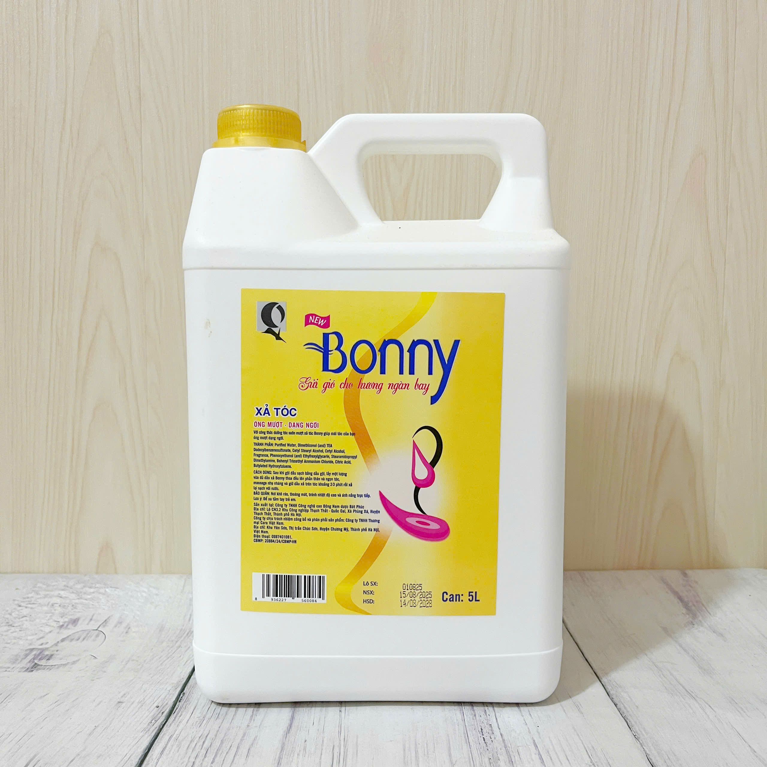 Can kem dưỡng xả tóc Bonny