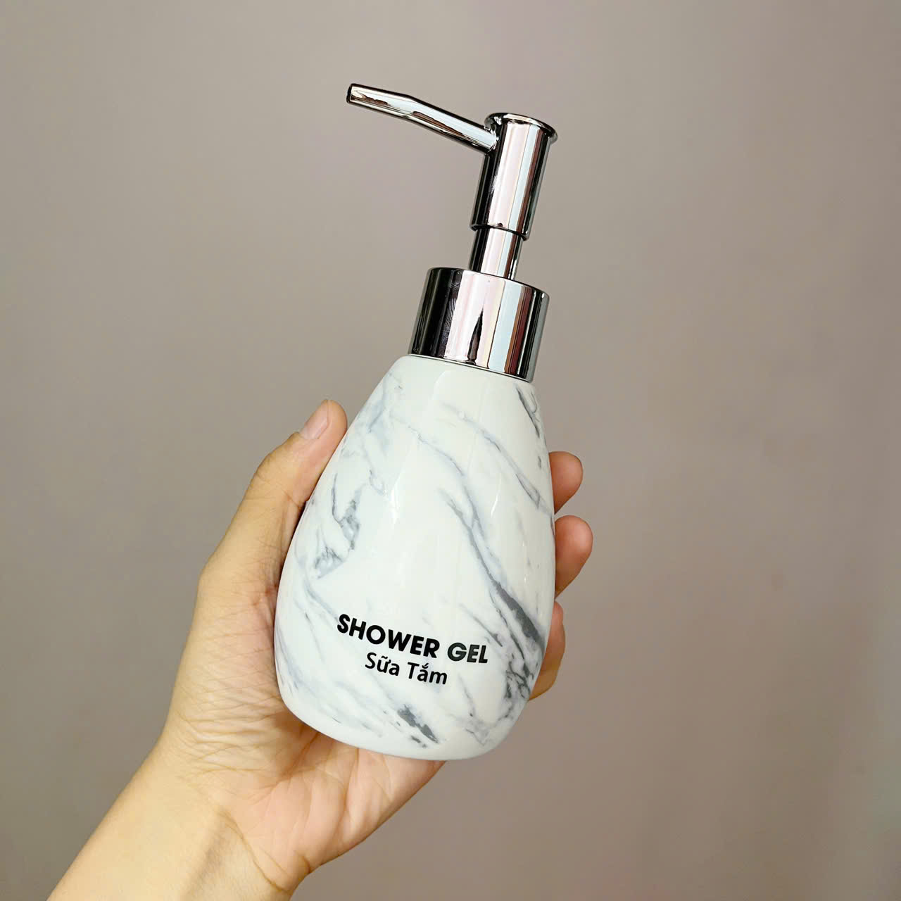 Bình dáng xoài vân đá 200ml