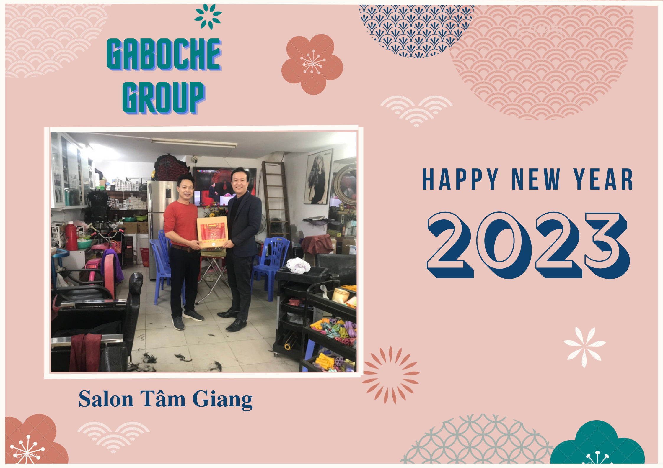 TRAO QUÀ  TRI ÂN SALON TÂM GIANG CHÀO MỪNG NĂM MỚI, QUÝ MÃO 2023