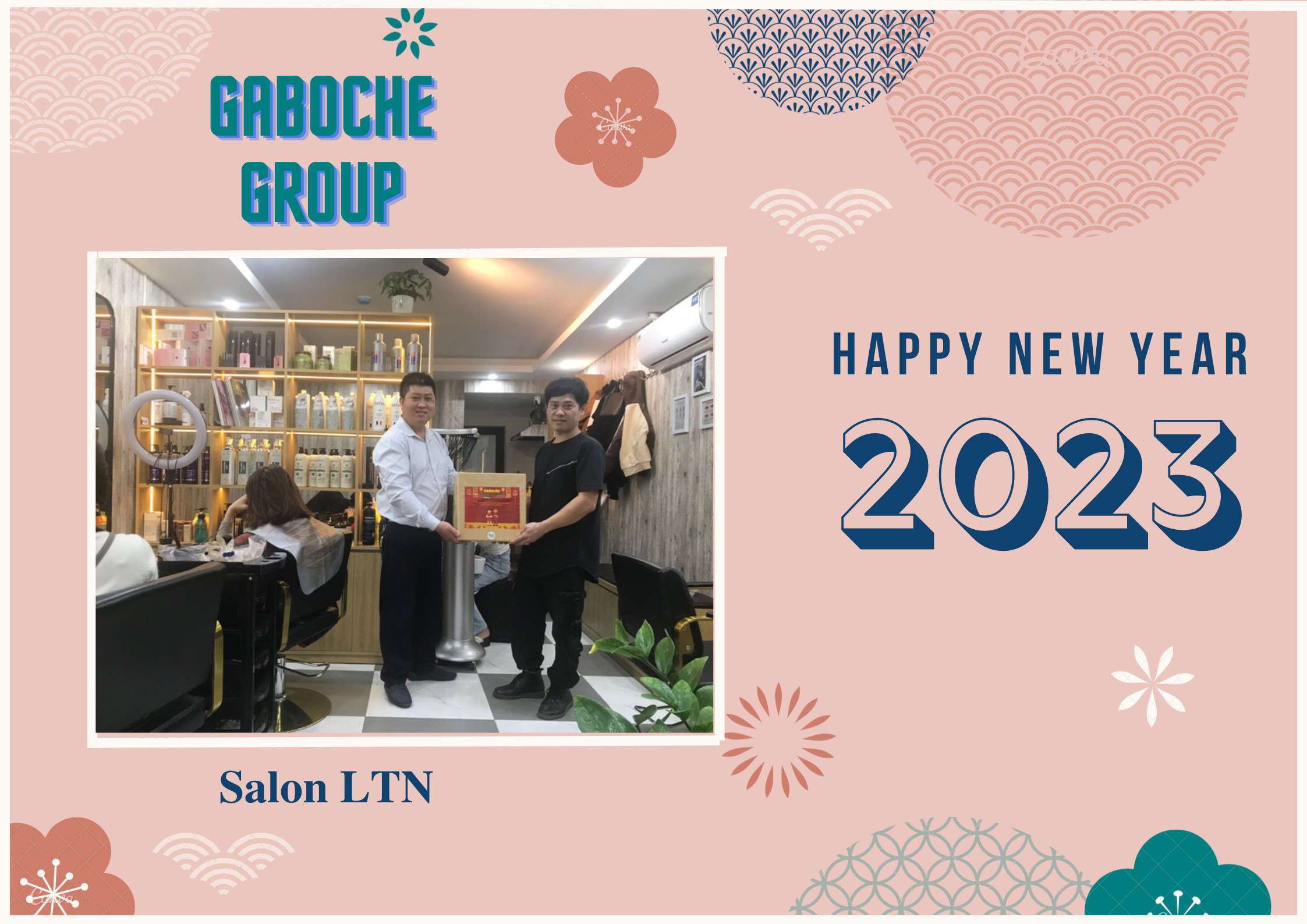 TRAO QUÀ  TRI ÂN SALON LTN CHÀO MỪNG NĂM MỚI, QUÝ MÃO 2023
