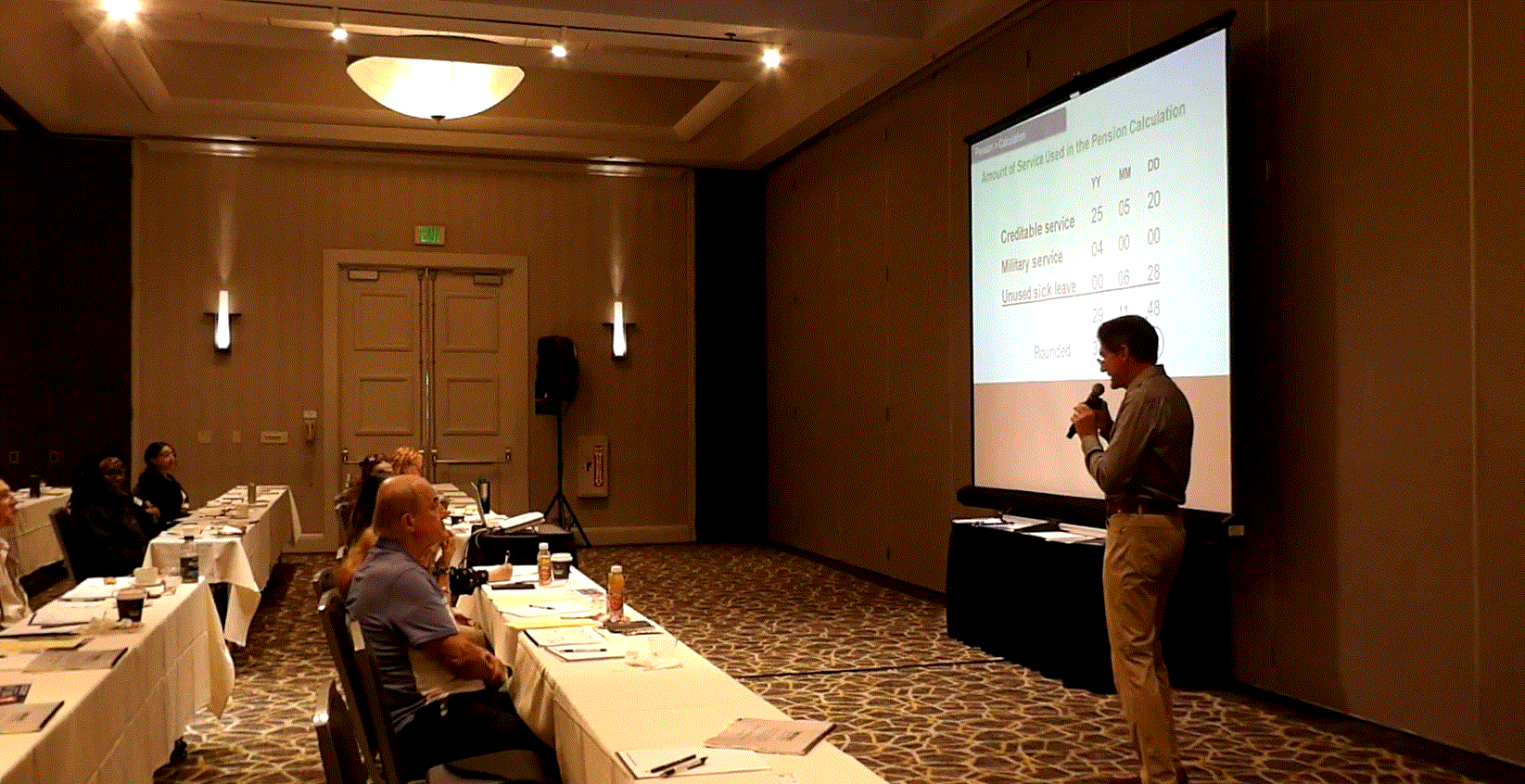 training on pension calculation