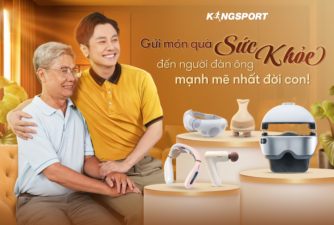Gửi món quà SỨC KHỎE đến với người đàn ông mạnh mẽ nhất đời con