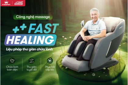 CÔNG NGHỆ FAST HEALING - LIỆU PHÁP THƯ GIÃN CHỮA LÀNH