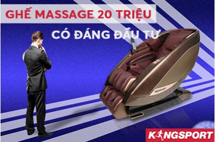 GHẾ MASSAGE DƯỚI 20 TRIỆU ĐƯỢC YÊU THÍCH TẠI KINGSPORT